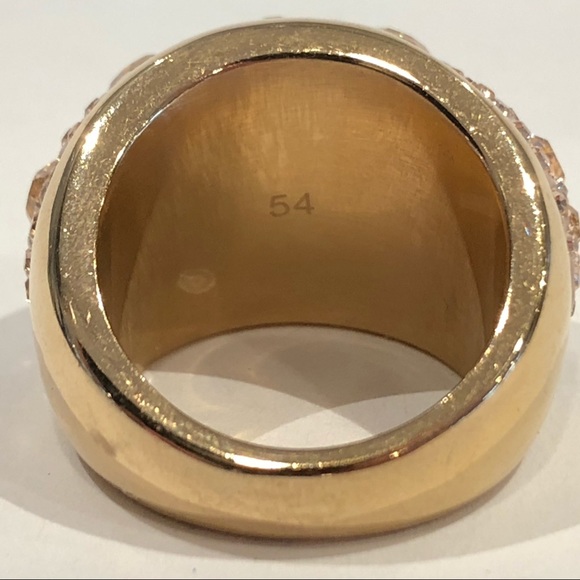 Large Multi-Crystal Ring - Picture 3 of 10